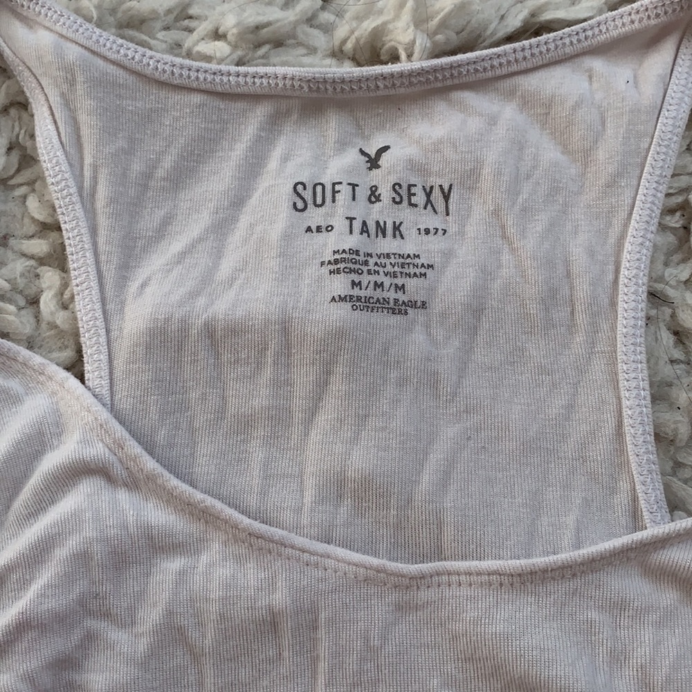 soft n sexy white tank - Picture 2 of 3